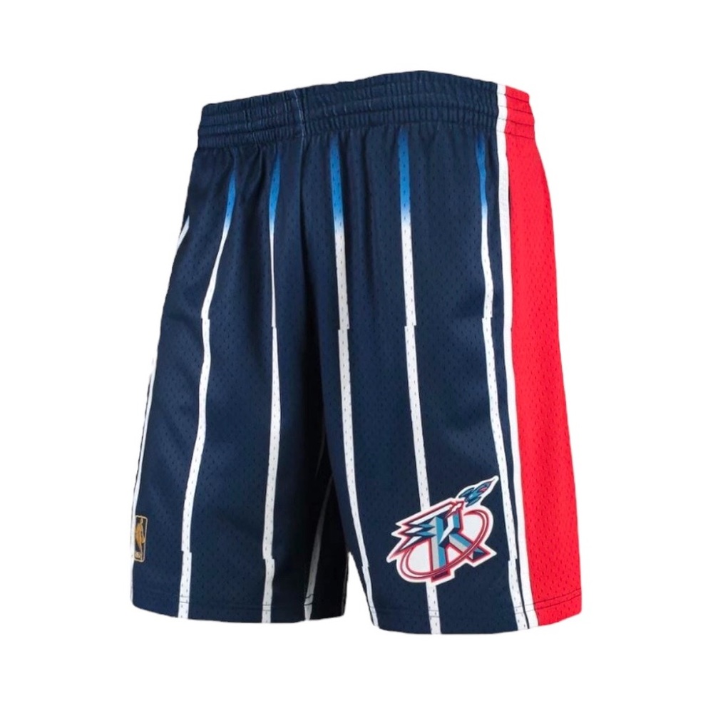 Houston Rockets Mitchell & Ness NBA 1996 Navy Throwback Swingman Shorts Like-New